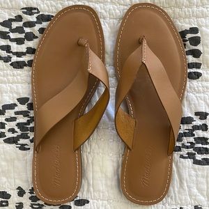 Barely worn Madewell Boardwalk chunky thong sandal
